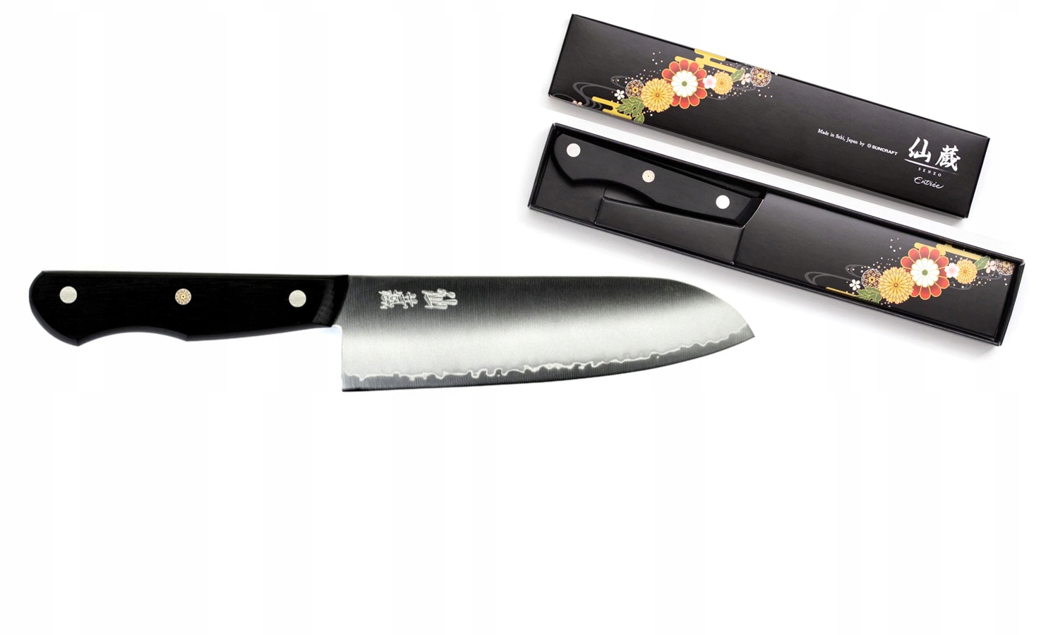 Japonský nôž Santoku 167 Senzo Entree