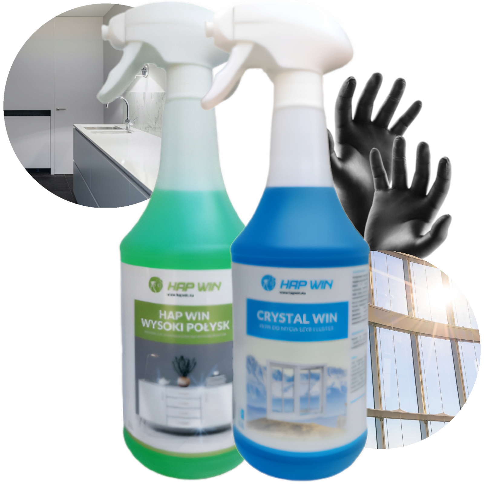 HAP WIN PŁYN DO MYCIA MEBLI POŁYSK SZYB I LUSTER