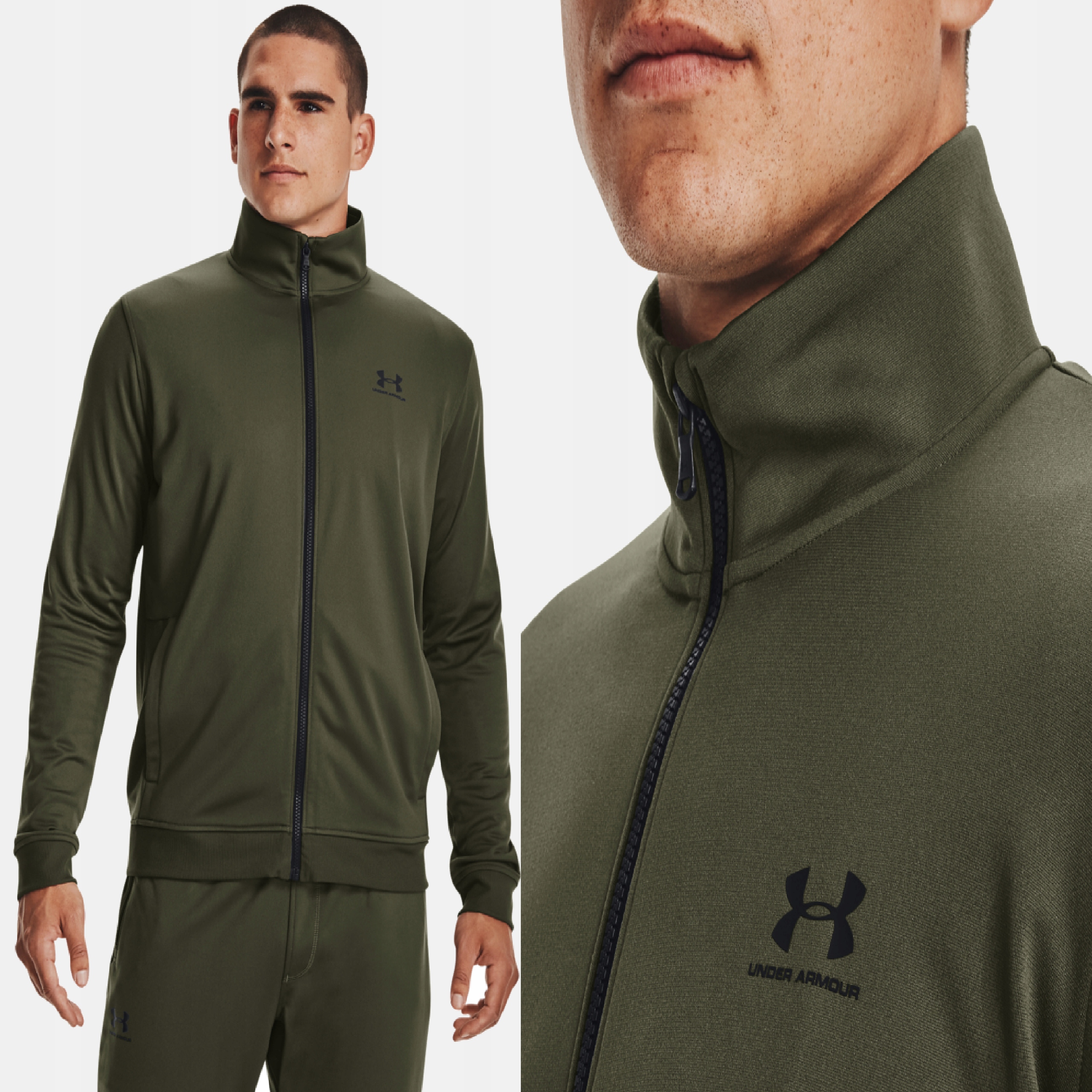 Pánská Mikina Under Armour Tréninková Rychleschnoucí Sportovní Rozepínací XL