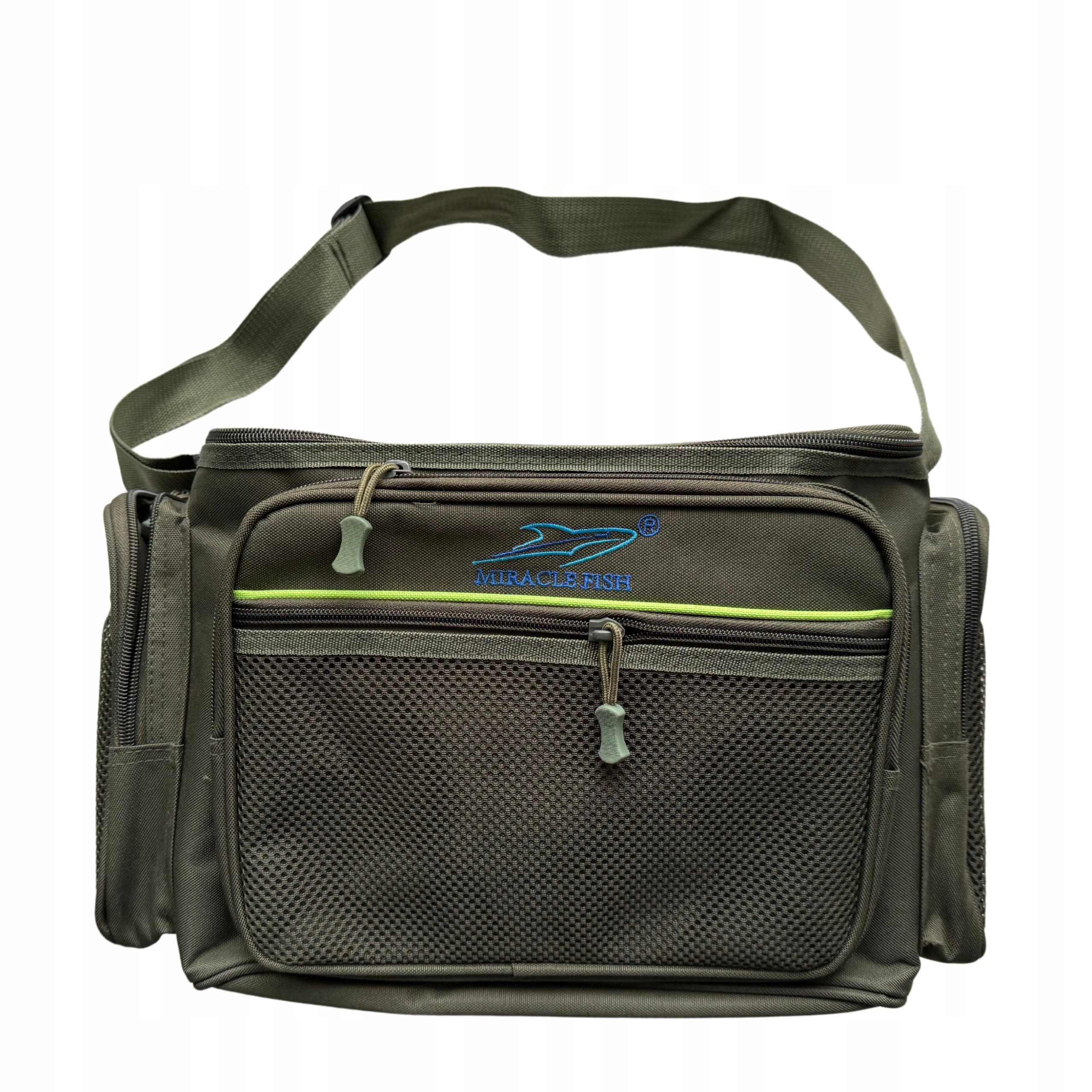 Solidna Torba Wędkarska Spinninowa Z Paskiem Na Ramię Na Pudełka Akcesoria