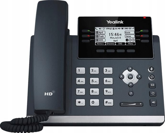 Yealink Ip telefon Sip T4 (u) Series T42U s podporou PoE