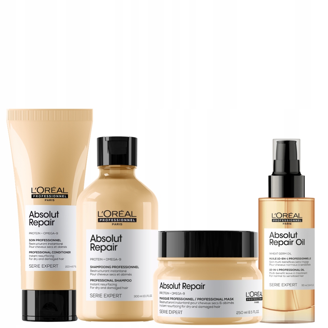 Loreal Professionnel Absolut Repair Szampon Odżywka Maska Olejek do Włosów
