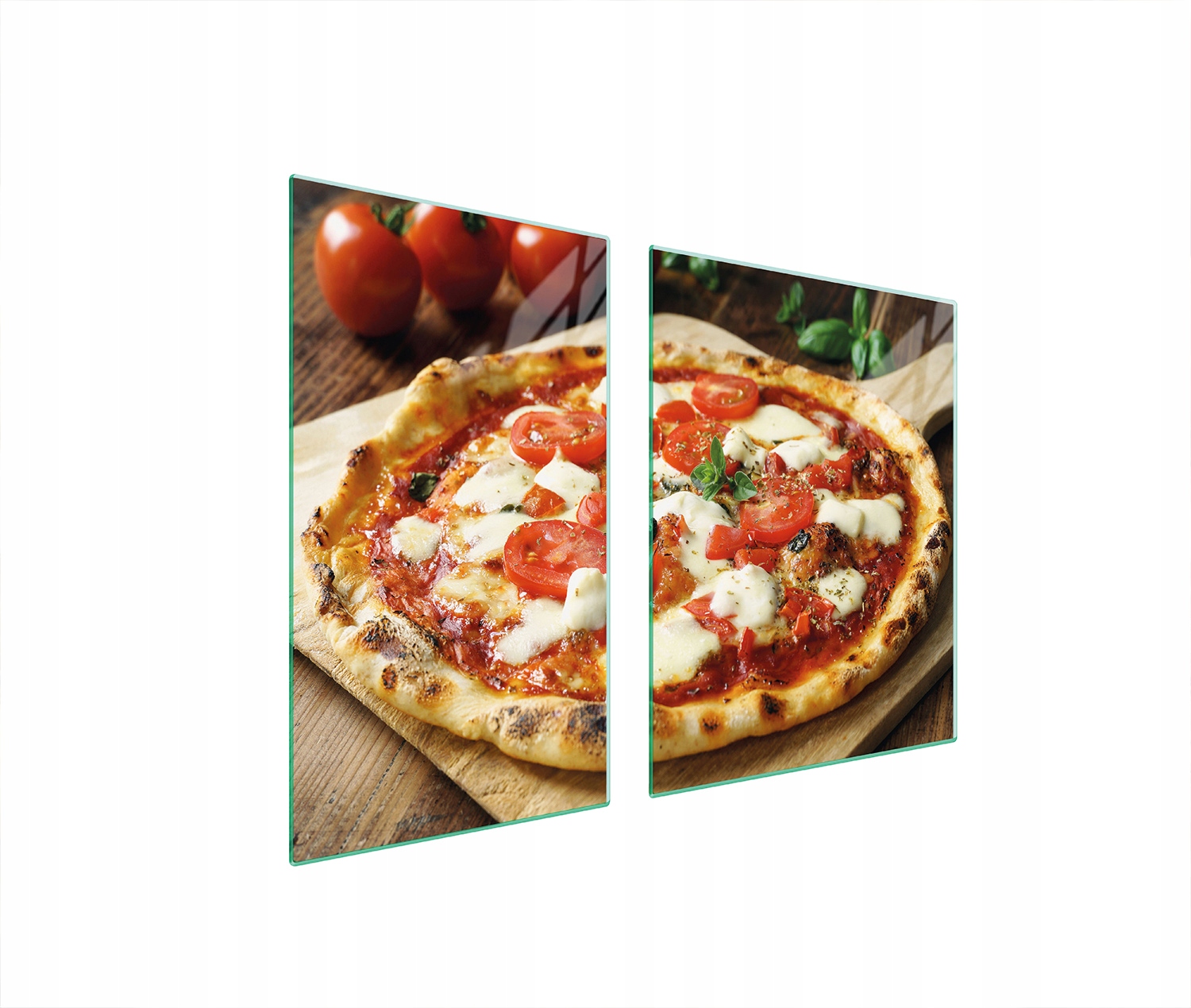 Sklenená Doska A Doska Na Krájanie 100x52 Pizza Tvrdené Sklo