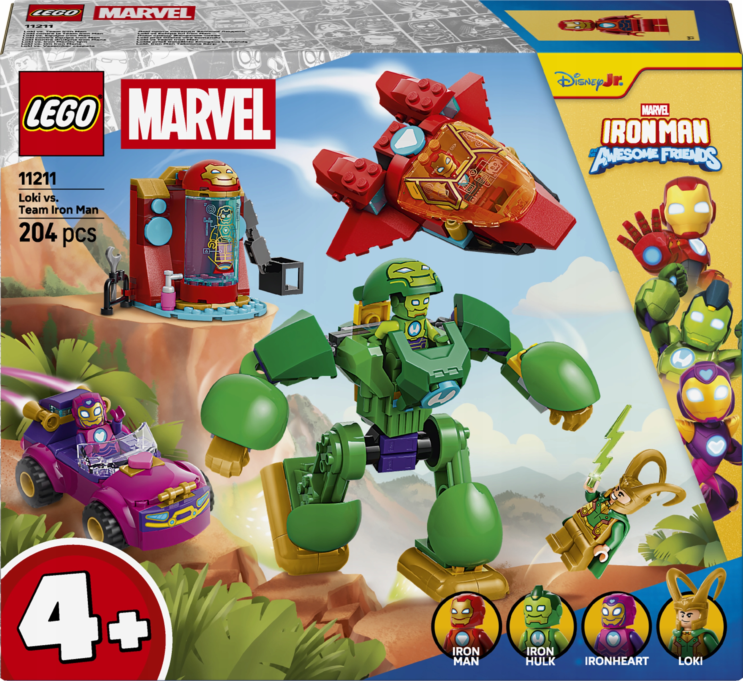 Lego 11211 Marvel Heroes Loki vs. Iron Manův tým