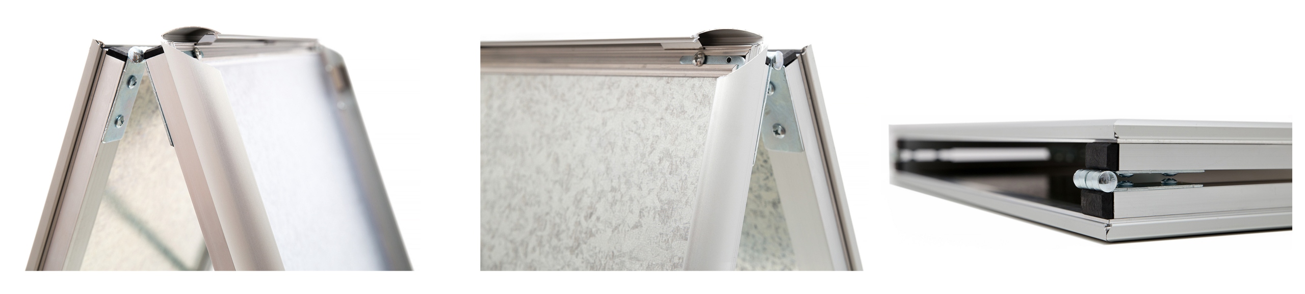 Potykacz reklamowy B1 dwustronny RAMA OWZ Stojak Szerokość produktu 70.7 cm