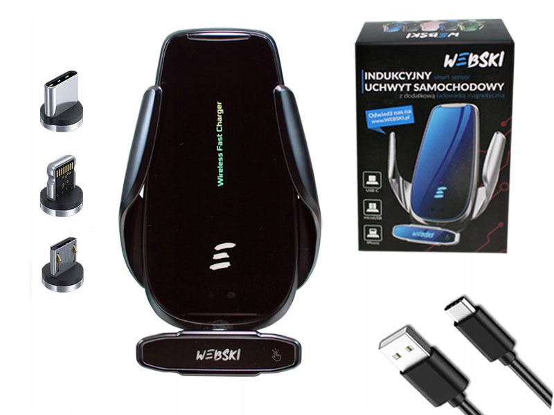 

Samochodowy Uchwyt Indukcyjny Do Kratki Na Telefon