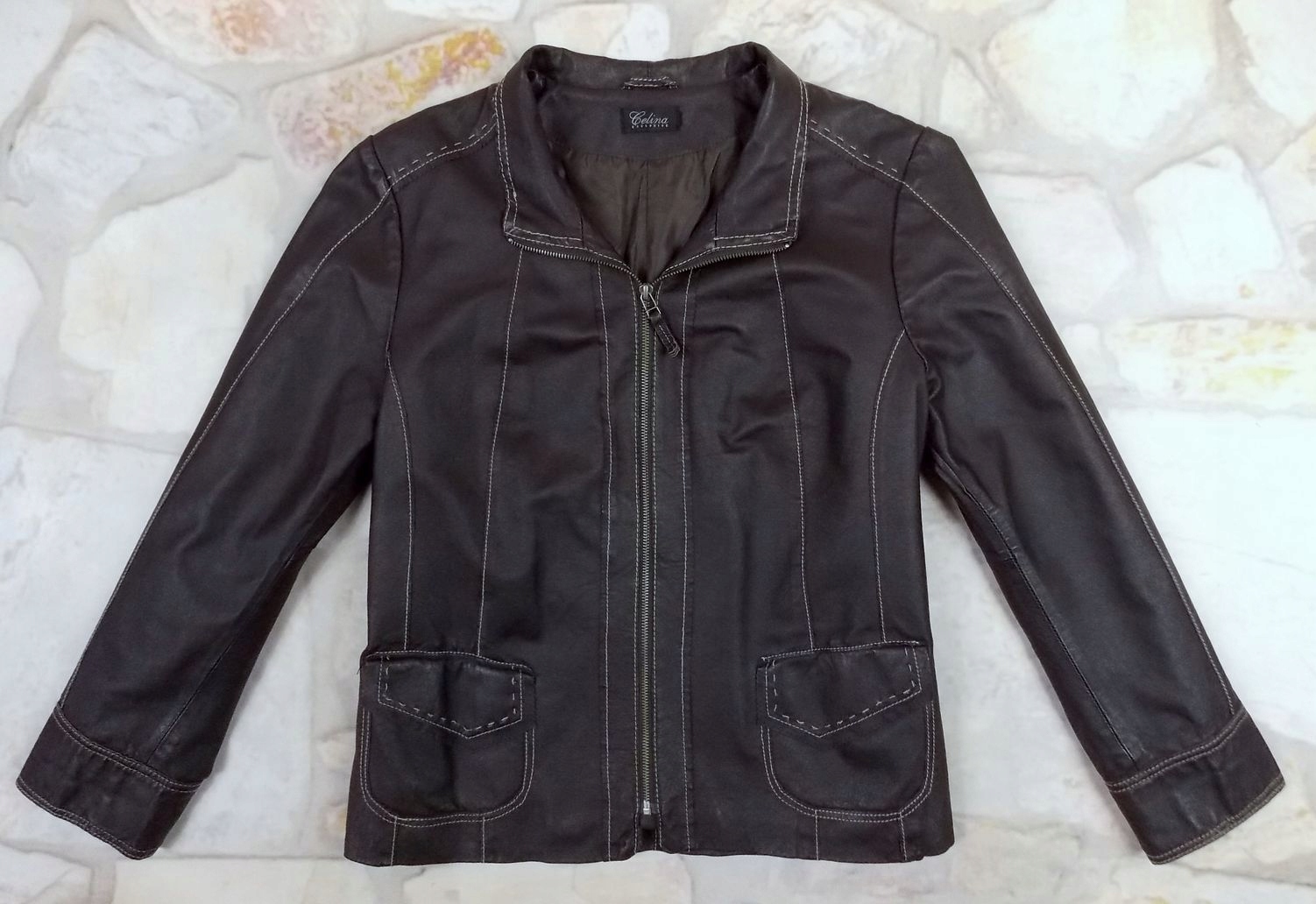 Celina kurtka skórzana styl ramoneska 48 Marka inna