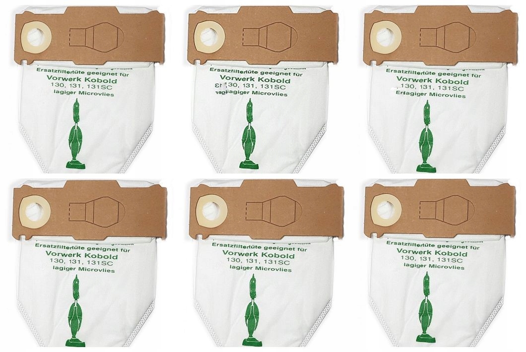 

6x Worki Vorwerk Kobold 130/131 czterowarstwowe