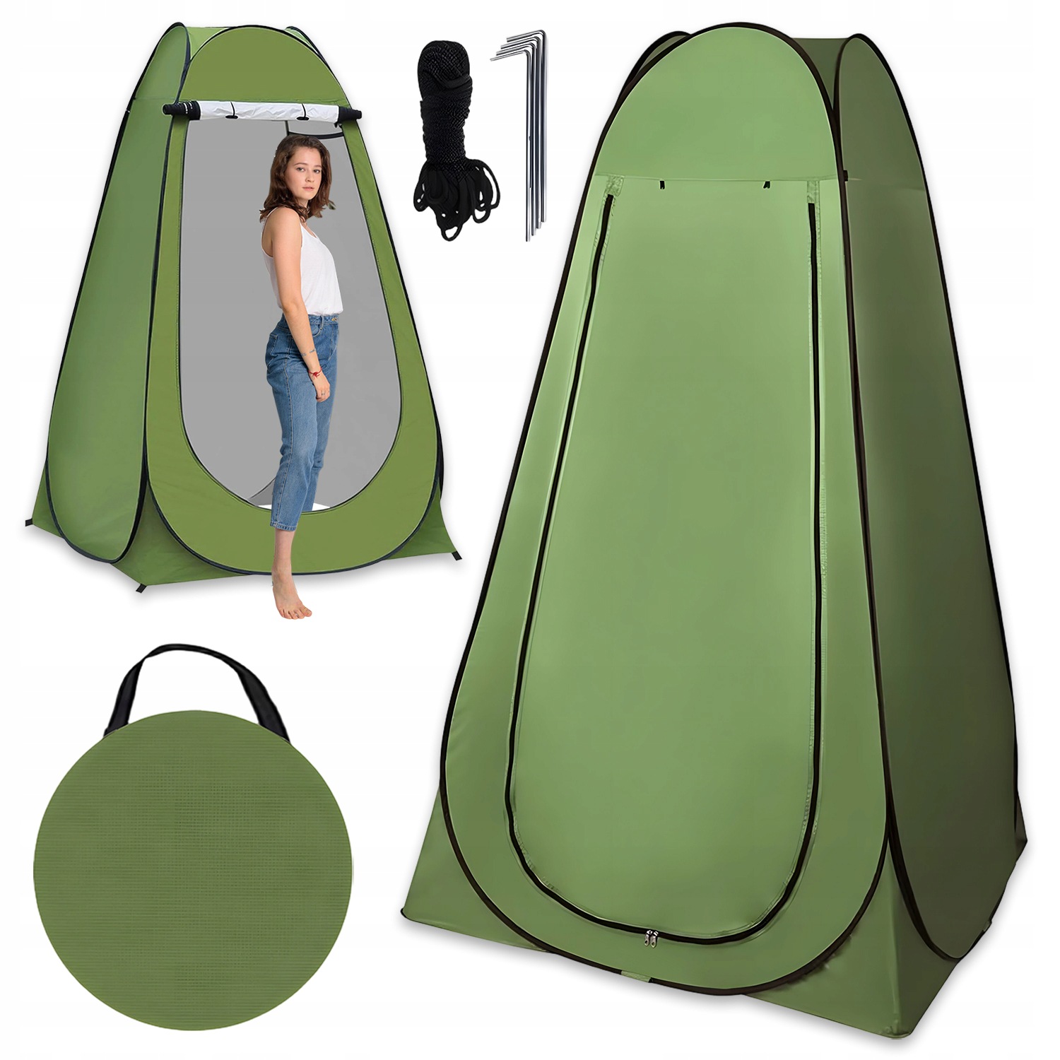 Namiot Przebieralnia Turystyczny Toalet Wc Kemping Pop Up WODOODPORNY,190CM