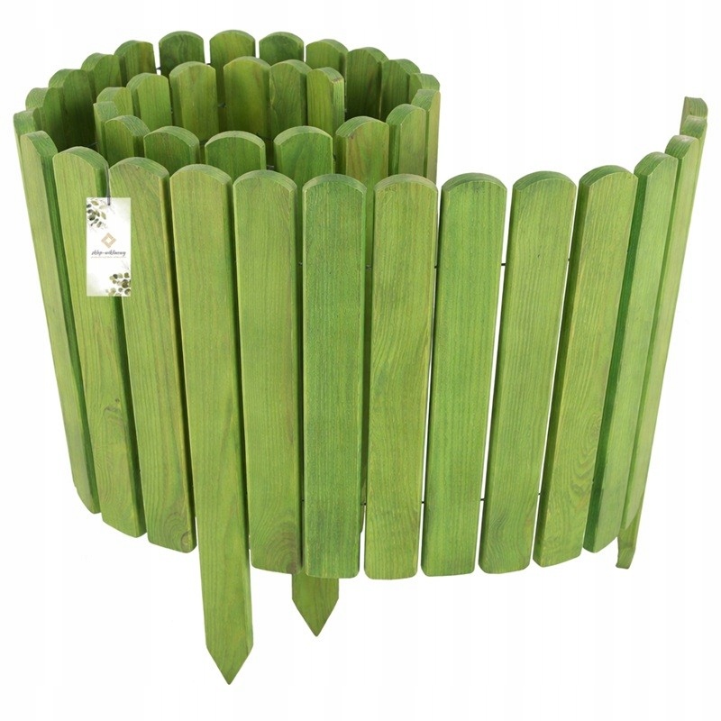 Rolborder Palisáda H40/55 cm 2 m Zelená