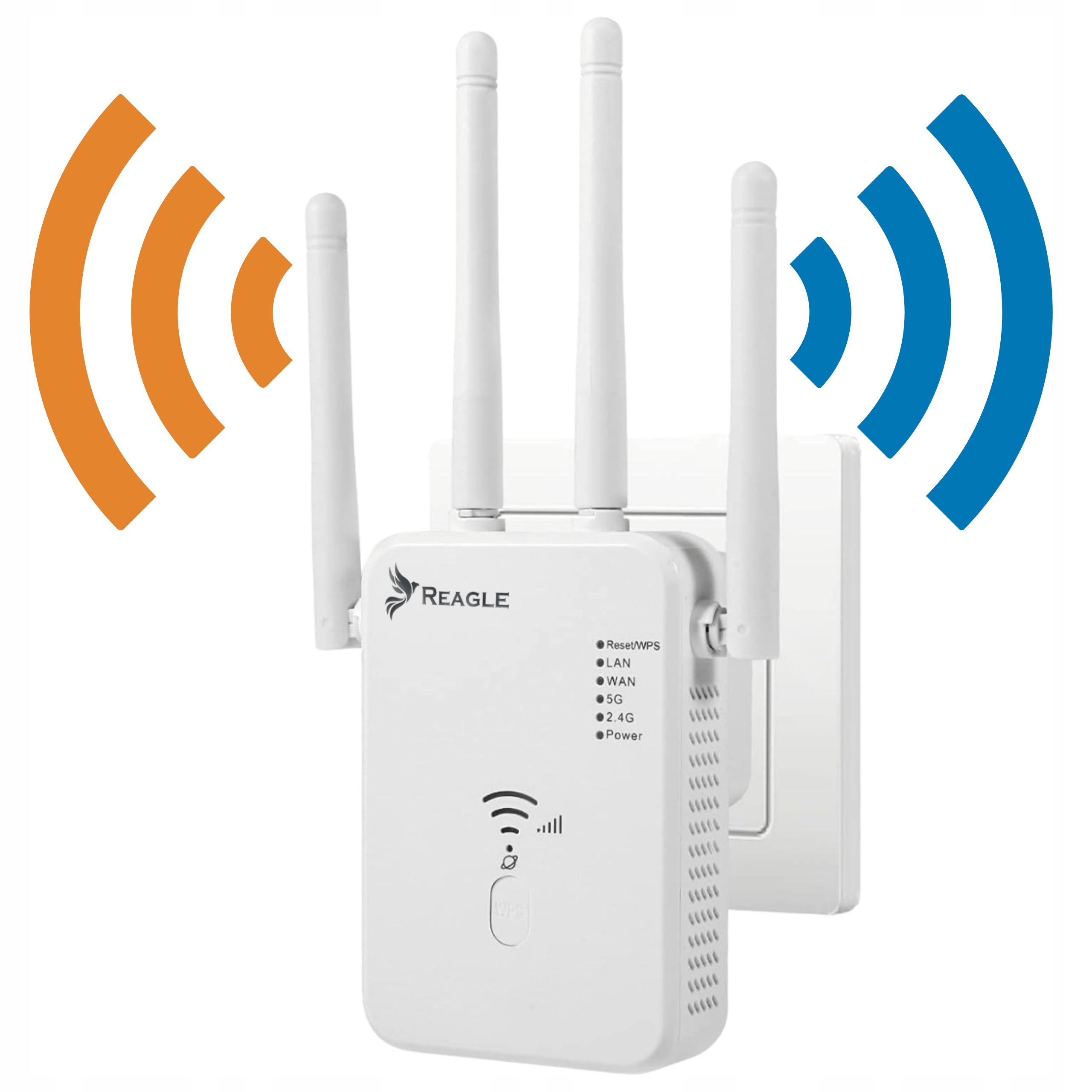 Zesilovač Signálu Sítě Wifi 5 GHz 802.11ac Reapeter AC1200 Extender 2xLAN