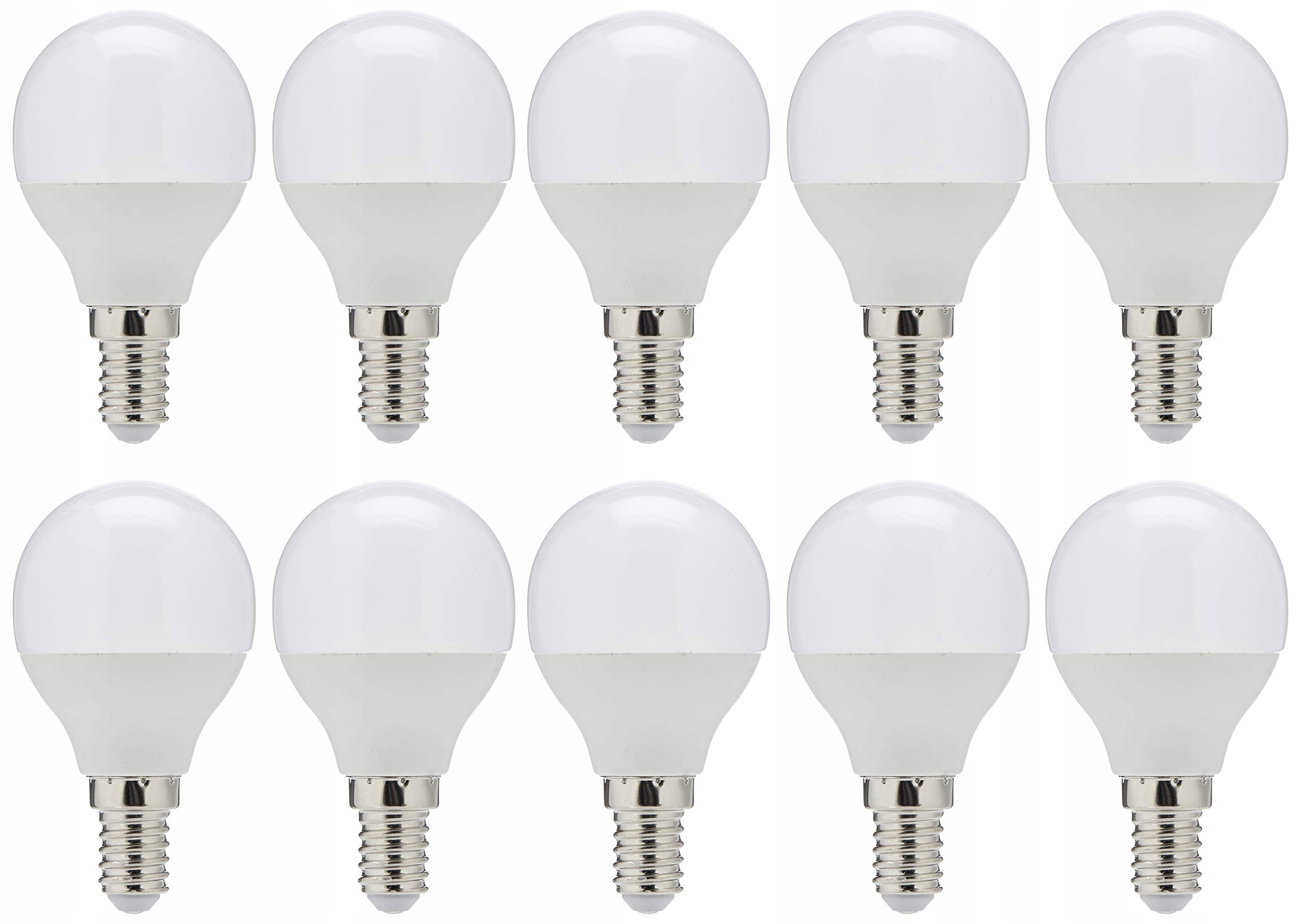 

Żarówki Led E14 5W=40W biały ciepły 400lm 10szt