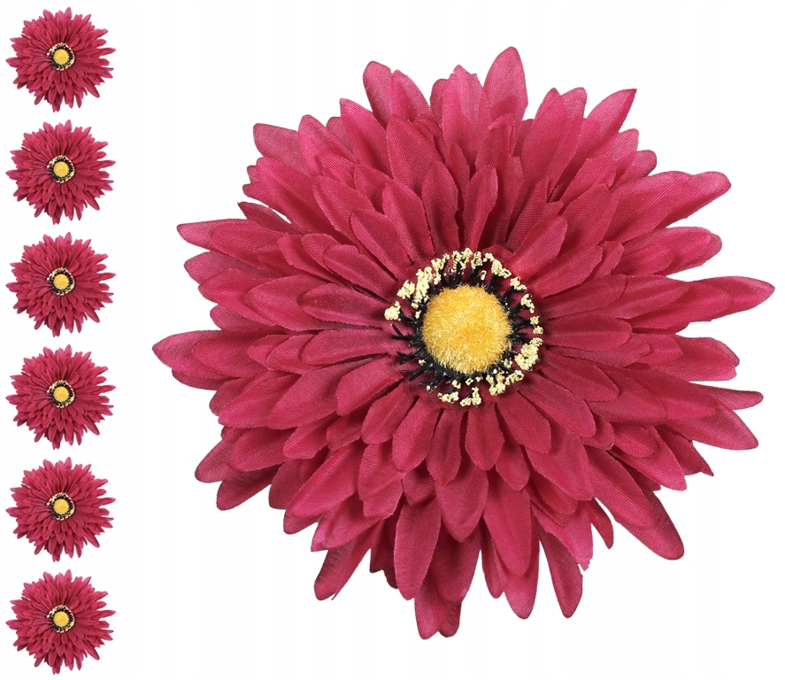 

6x Gerbera Główka Wyrobowa Kwiaty Sztuczne