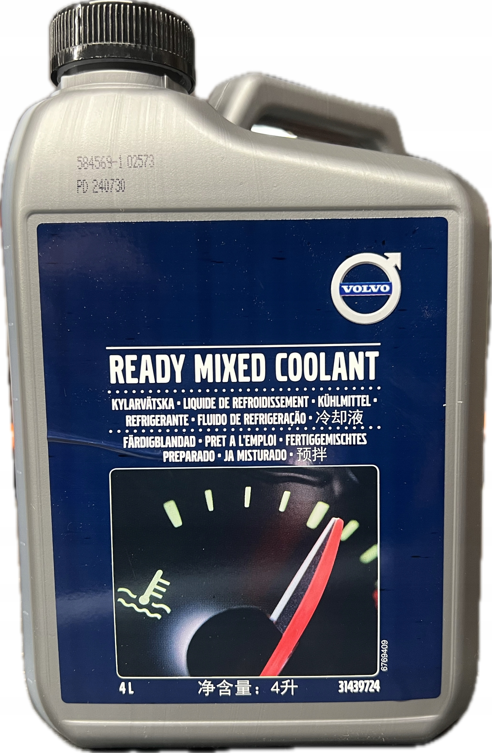 Płyn Chłodniczy Gotowy 4 Litry Oe Volvo 31439724