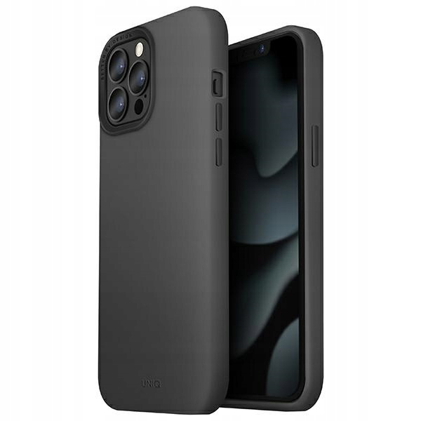 Uniq etui Lino Hue iPhone 13 Pro 136,1" szary/charcoal grey MagSafe