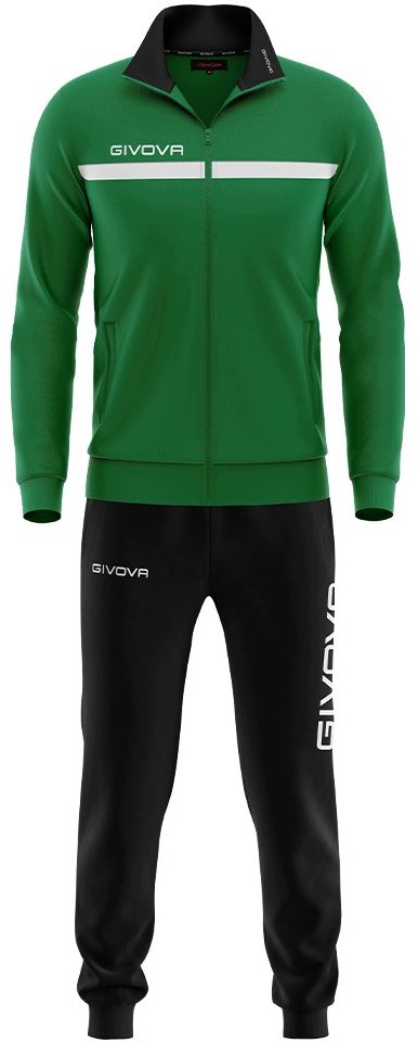 Givova Tuta One Full Zip unisex tepláková souprava, zelená