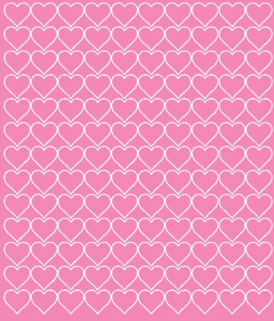 

Naklejki na ścianę serca walentynki różowy 2 cm