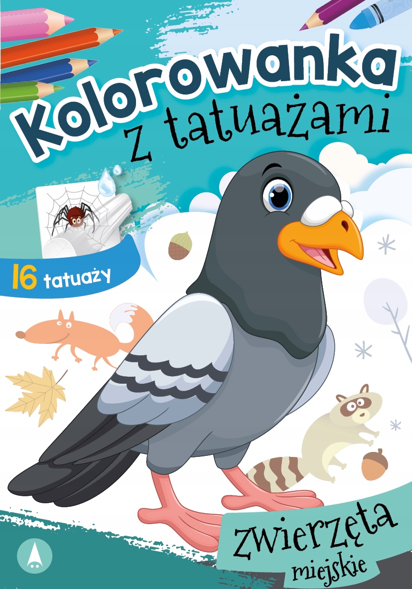 

Kolorowanka z tatuażami Zwierzęta miejskie 16 tatu
