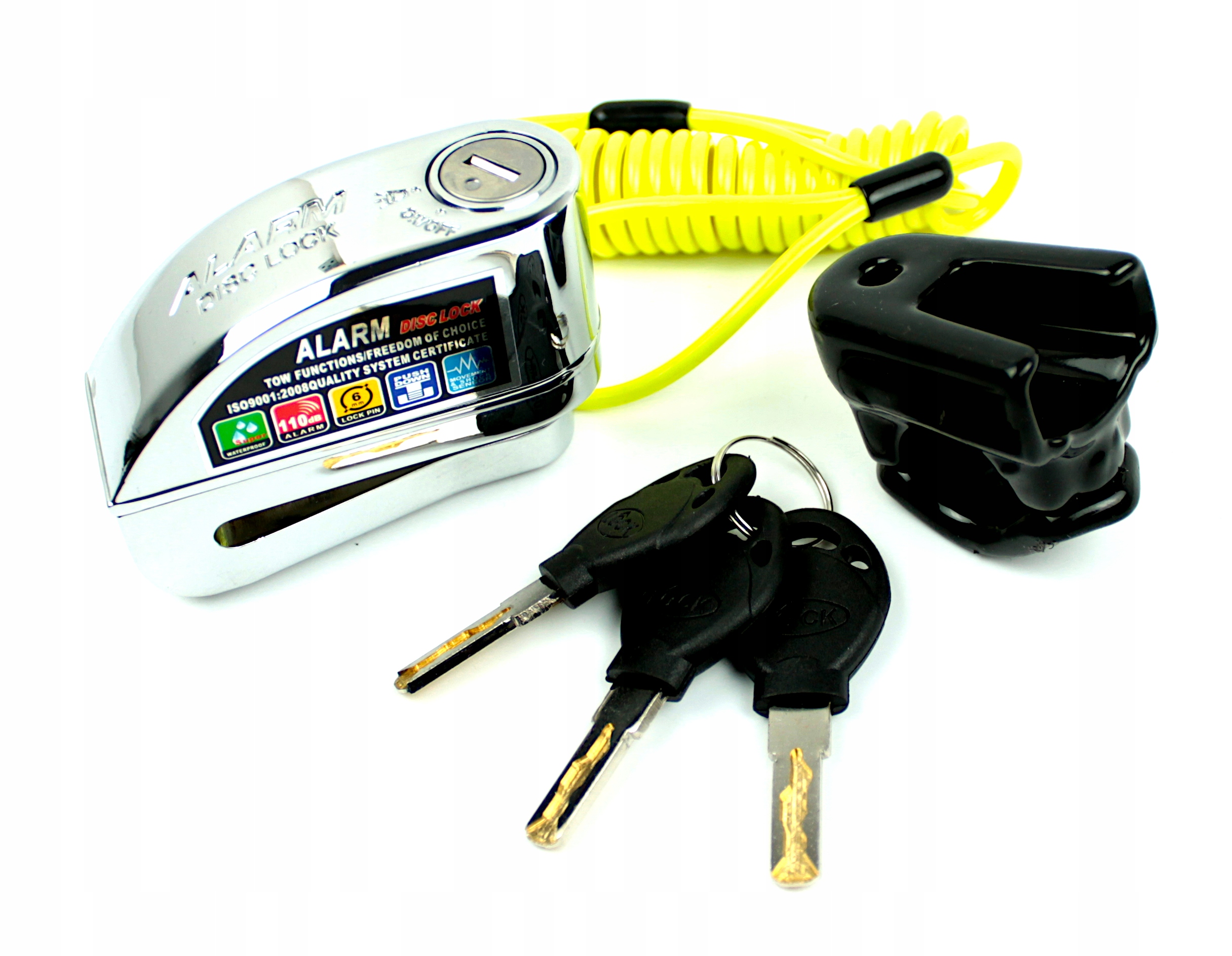 Блок блокировки диска 6X54X7 с сигнализацией ON / OFF Chrome