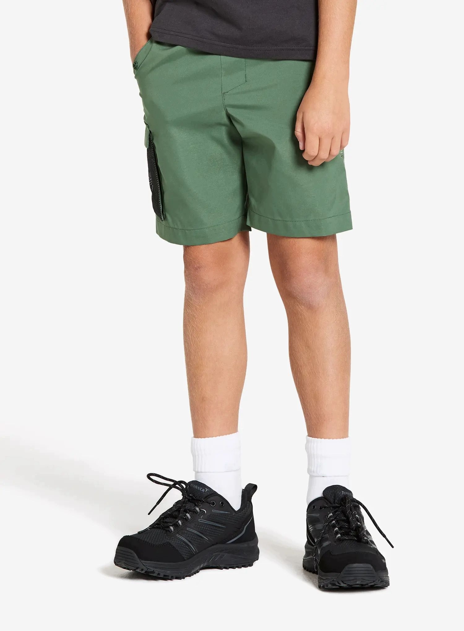 Kraťasy Didriksons Eken Shorts dark moss 160 cm