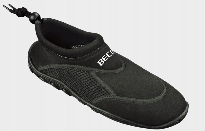 Beco Buty Do Wody Czarne Męskie Z Logo Wsuwane 43 Job