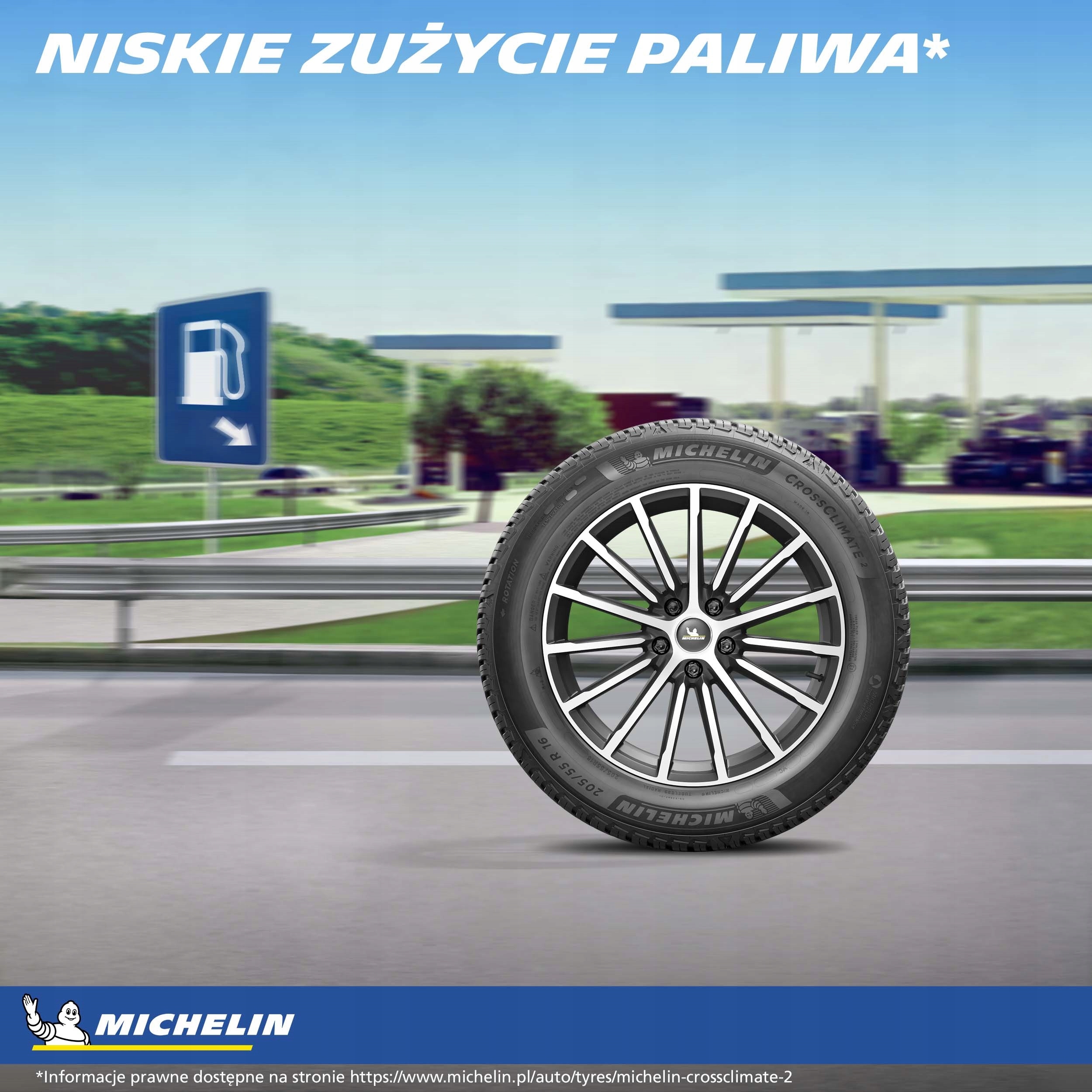 4x MICHELIN 235/60R18 107V CrossClimate 2 SUV XL całoroczne Opór toczenia B