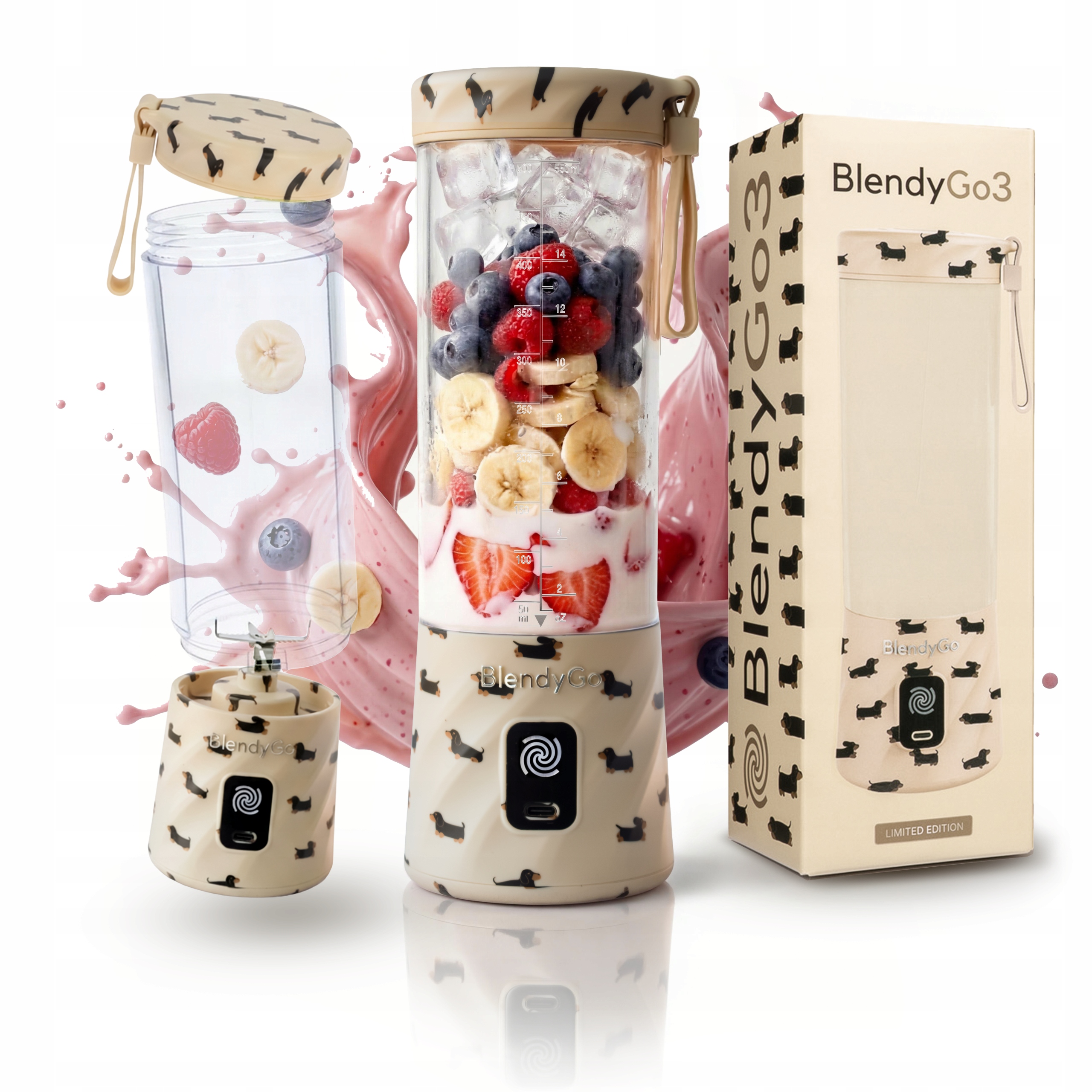 Originální mixér BlendyGo 3 Bezdrátový Usb Blender nové generace