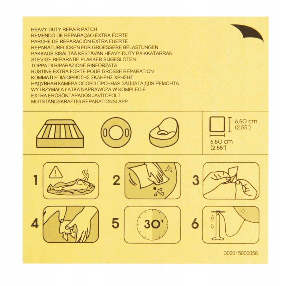 BESTWAY Zestaw Naprawczy do materac Łatki na ponton 62068 Producent Bestway