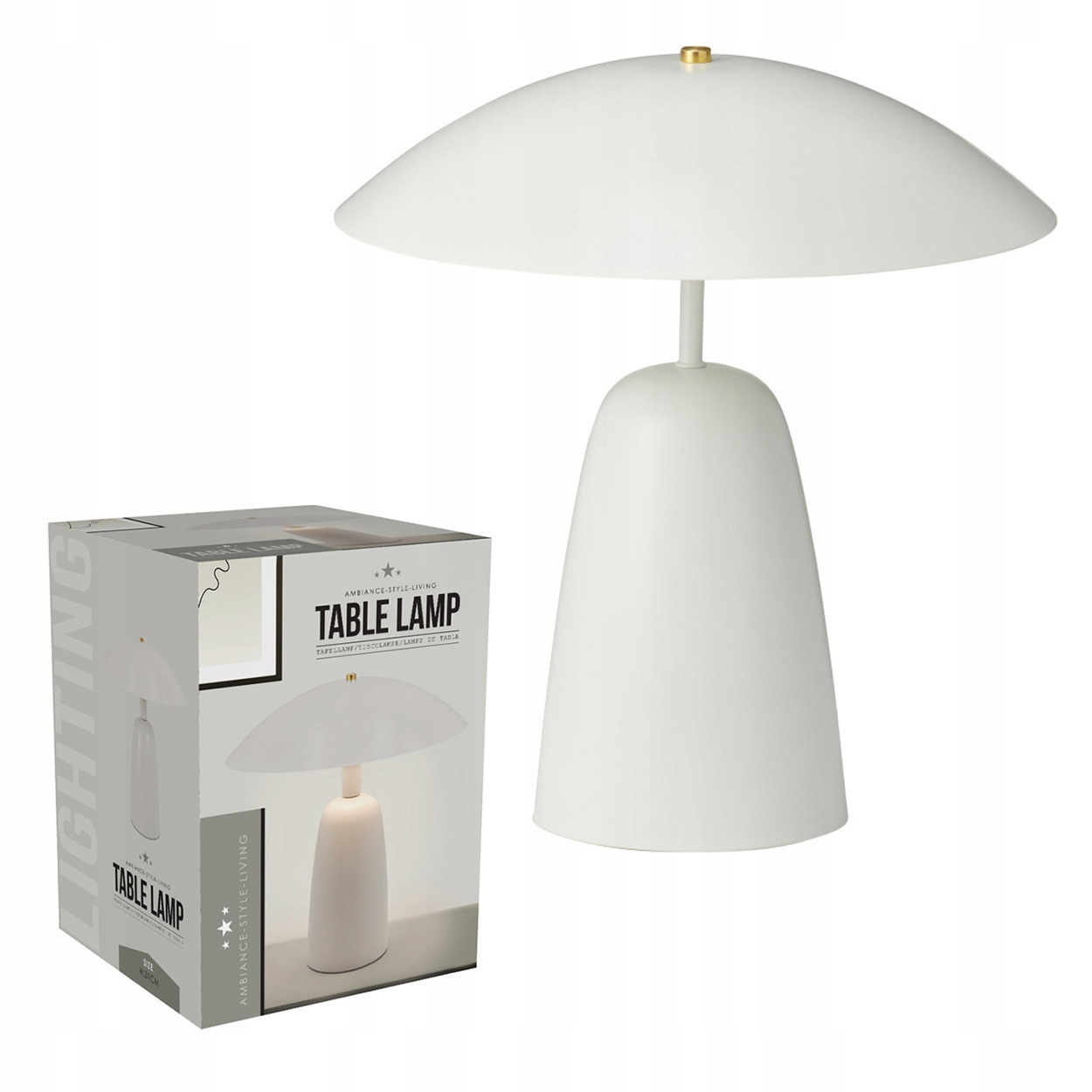 Moderní stolní lampa bílá 39 Cm Noční Lampa I Do Obývacího Pokoje Bílá