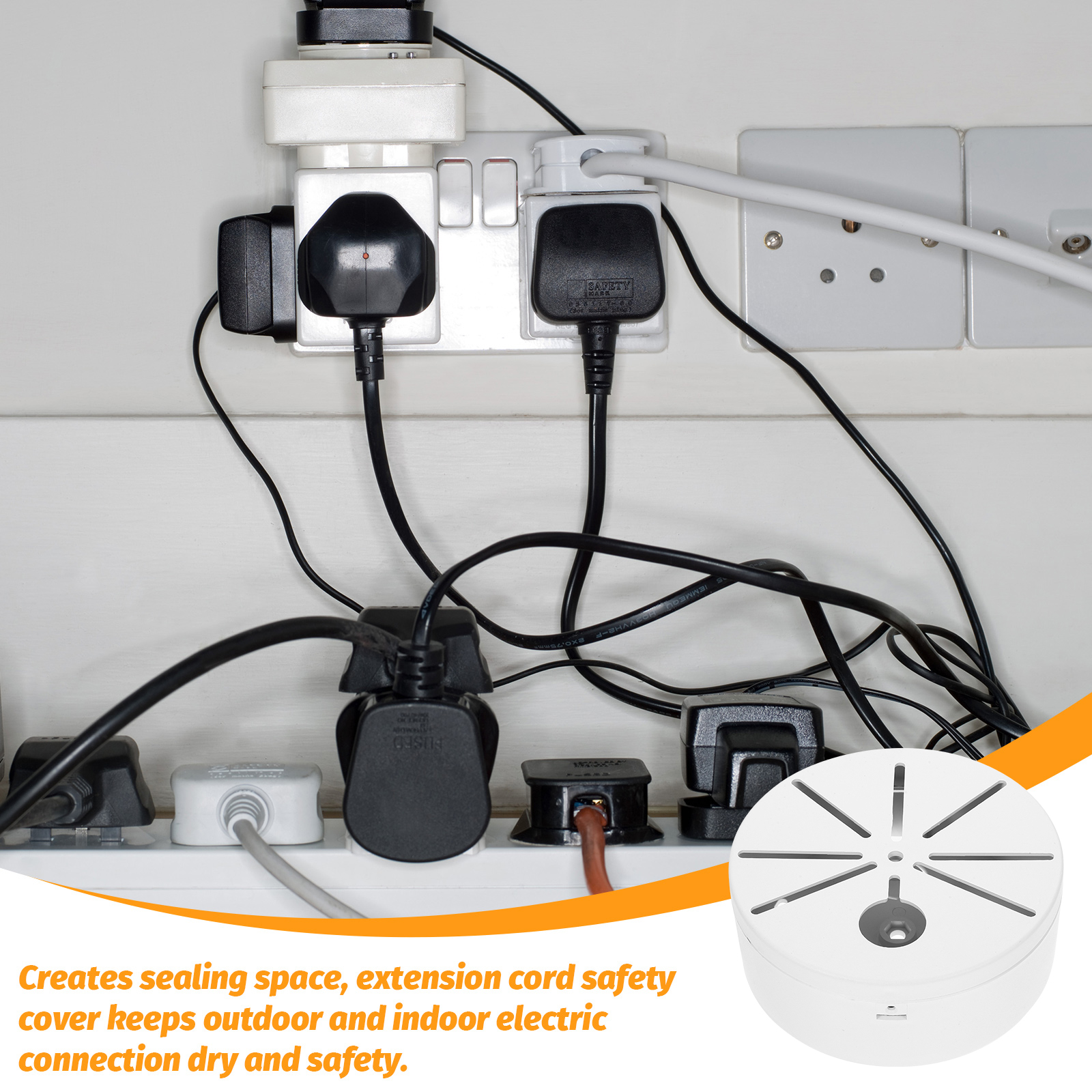 GNIAZDA ELEKTRYCZNE OSŁONY WTYKÓW PÓŁKULISTYCH Kolor biały