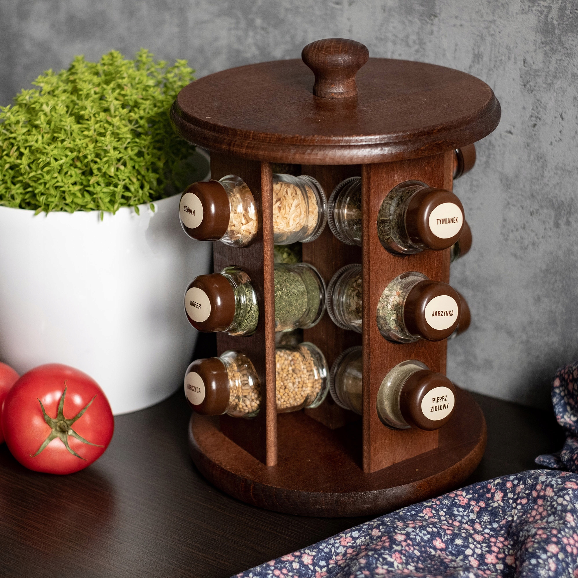 POJEMNIK POJEMNIKI NA PRZYPRAWY PRZYPRAWNIK ZESTAW Kod producenta PRZYPRAWNIK, STOJAK + SŁOICZKI SZKLANE 1