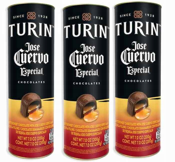 3x Turin Cuervo Tequila Filled Chocolates 180g