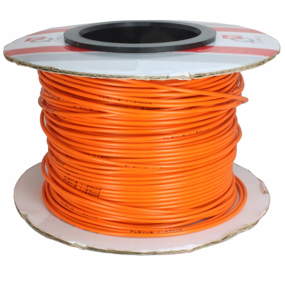 Kábel Flry-b 1,5 mm² oranžový 100 m