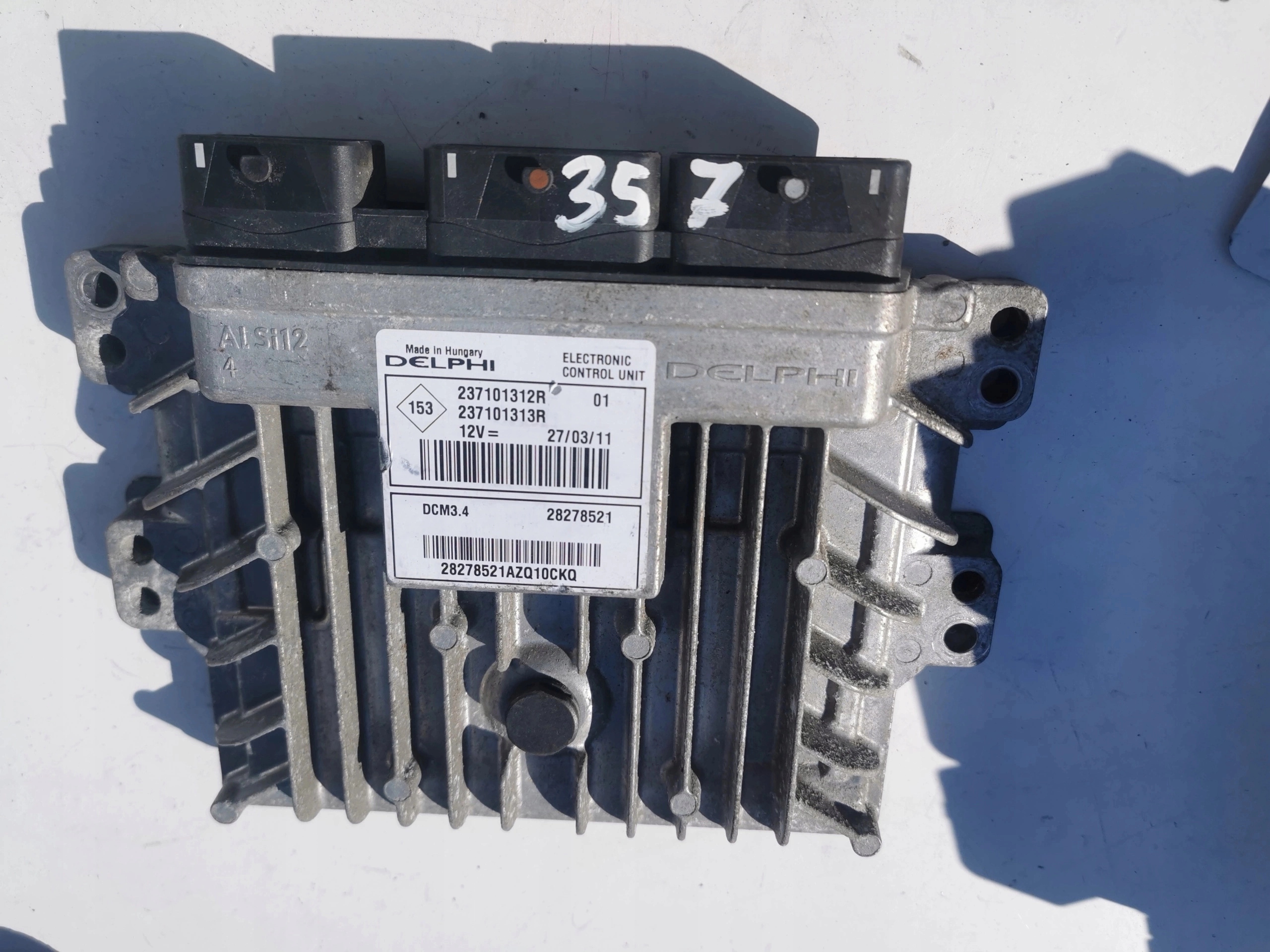 RENAULT TWINGO 1.5DCI 28278521 237101312R Computer