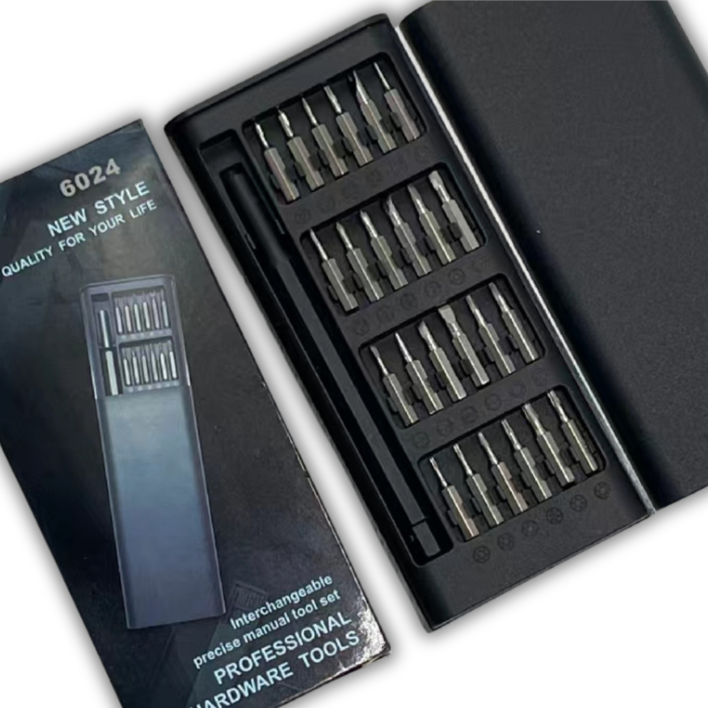 Zestaw Precyzyjnych Śrubokrętów 25w1 Torx Wkrętaki Magnetyczne Bity GripMag