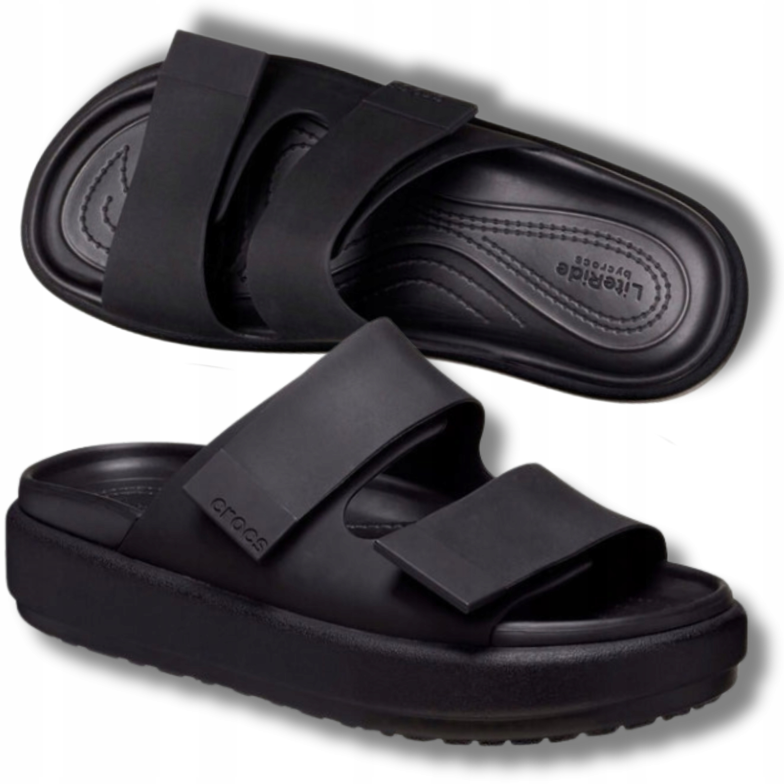 Nazouváky Crocs Lehké Na Každodenní Nošení Černé Nazouvací 36,5 W6