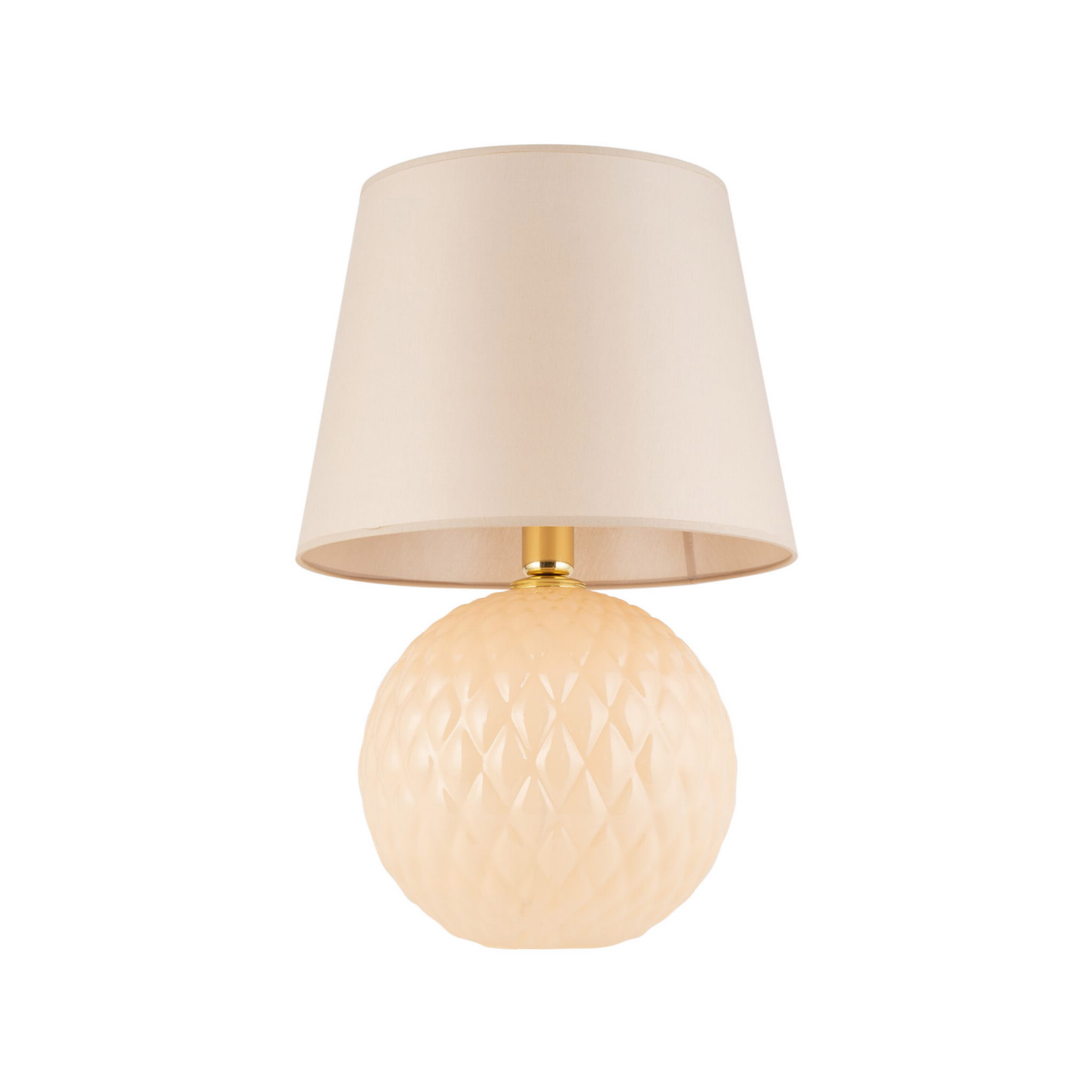 Lampka nocna stołowa do salonu Santana Ecru 5591 Tk Lighting