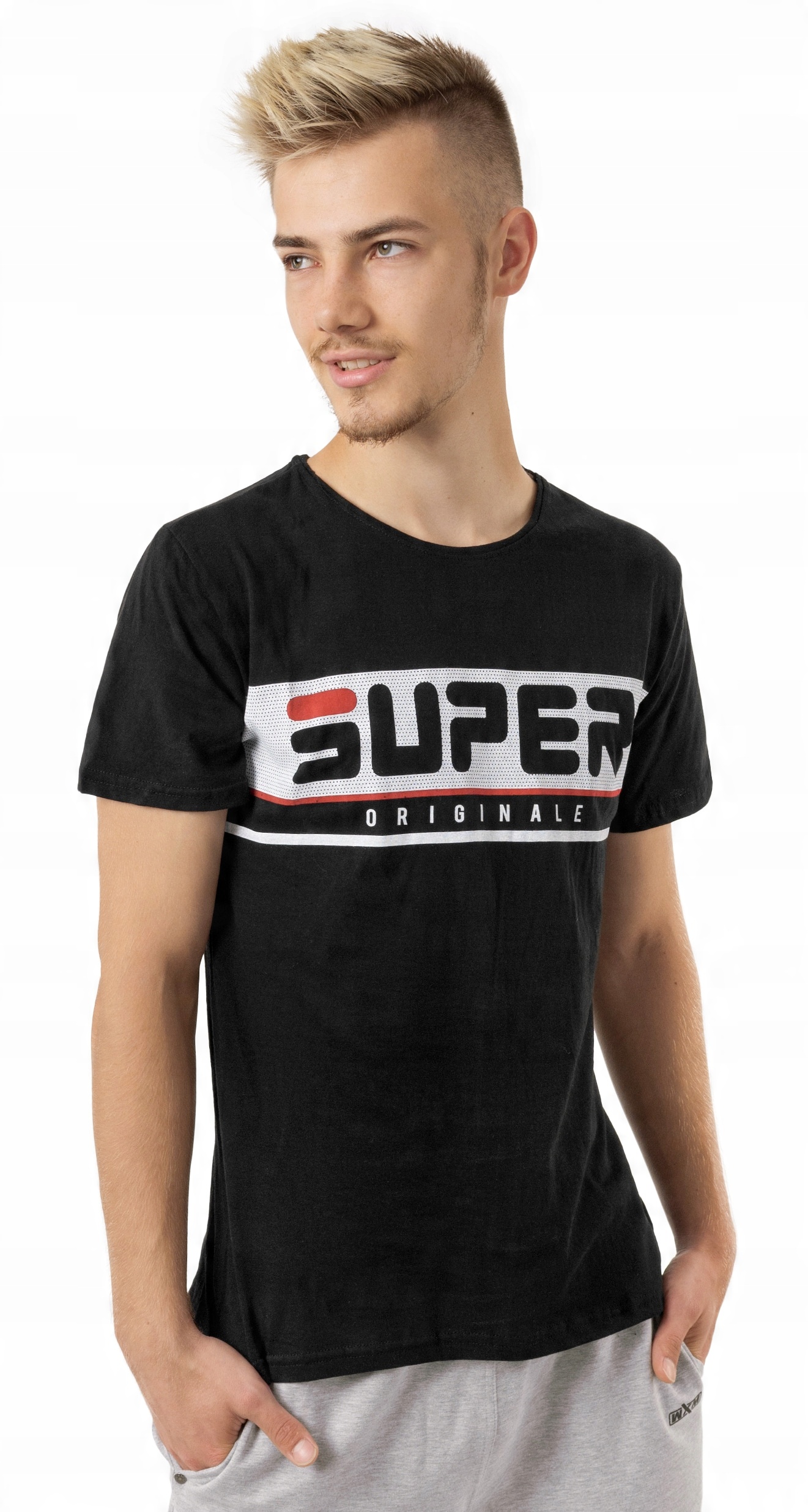 

Koszulka Podkoszulek Męski T-shirt Top KM11-02 r L