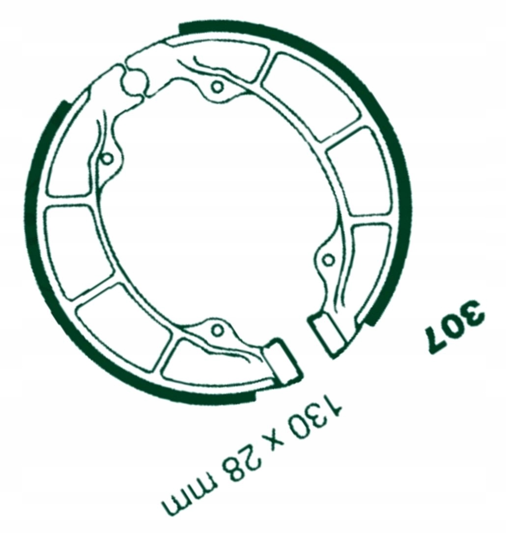 Brzdové Čelisti Yamaha Yfm 90 110 Yfz 50