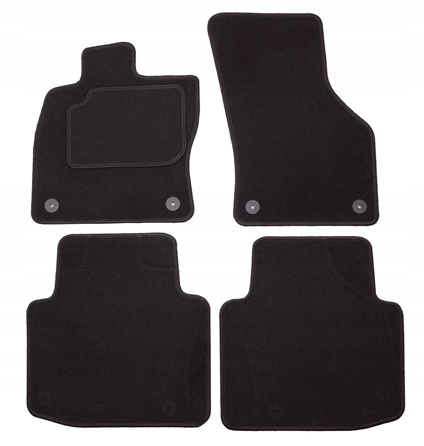 Dywaniki welurowe typowe pod model auta Tanie Basic Komplet Bez Napisu Producent inny