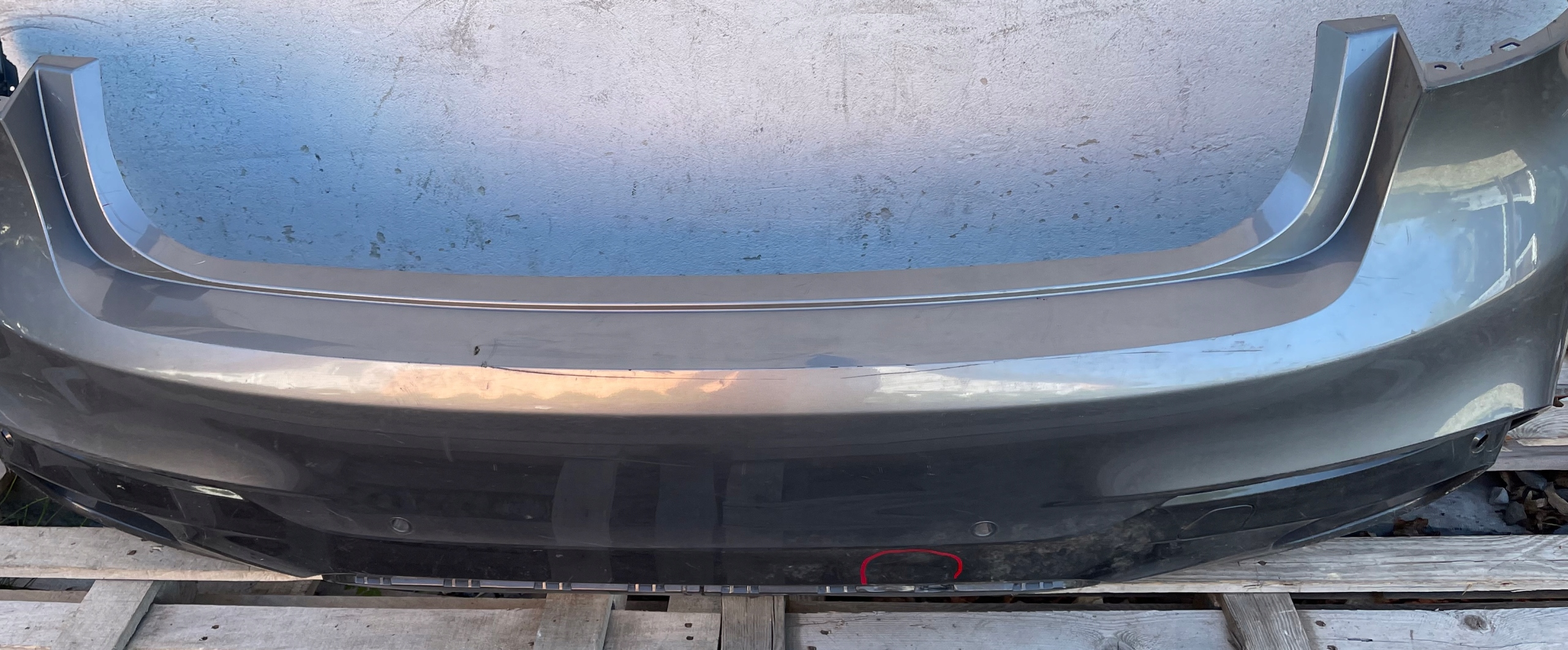 BMW X6 F16 m-packet bumper rear part rear PDC