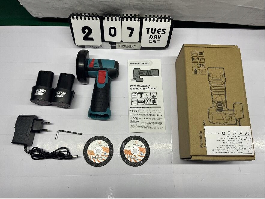 SZLIFIERKA KĄTOWA BEZPRZEWODOWA MINI + TARCZE 12V EAN (GTIN) 0191491307980