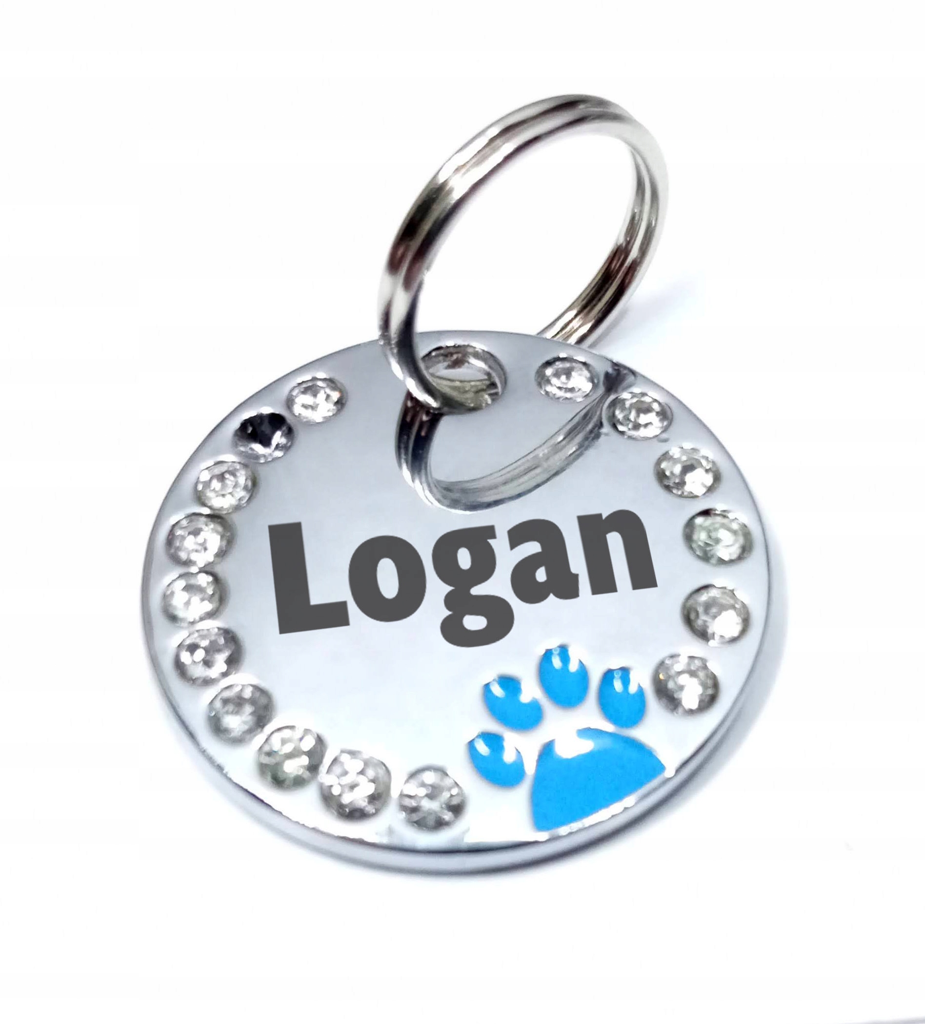 

Adresówka znaczek metalowy kolor karabińczyk