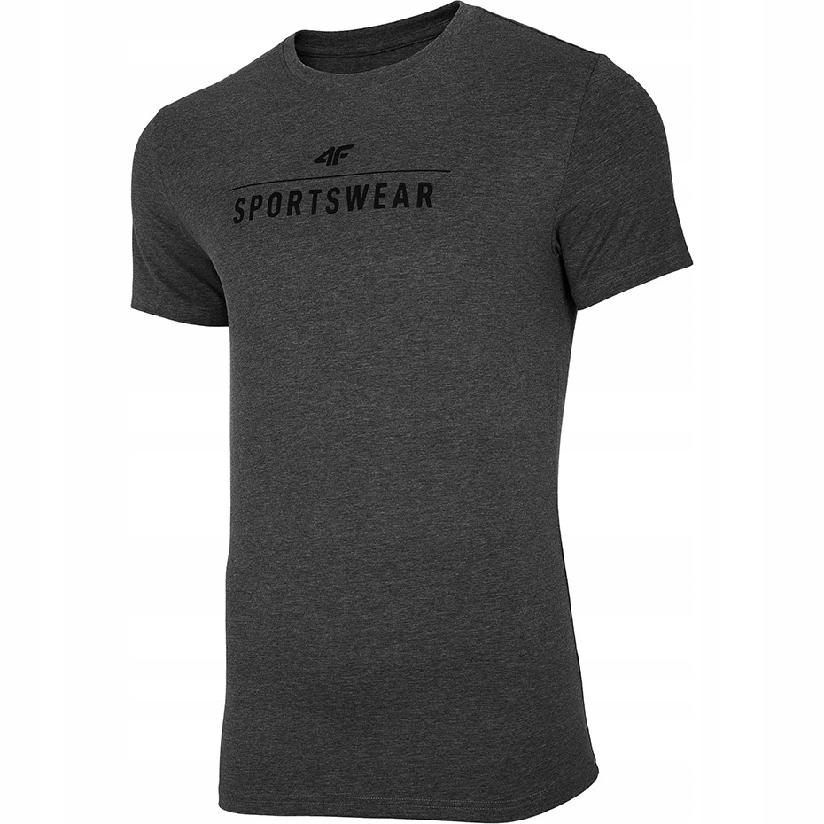 

Koszulka męska 4F średni szary melanż NOSH4 TSM005