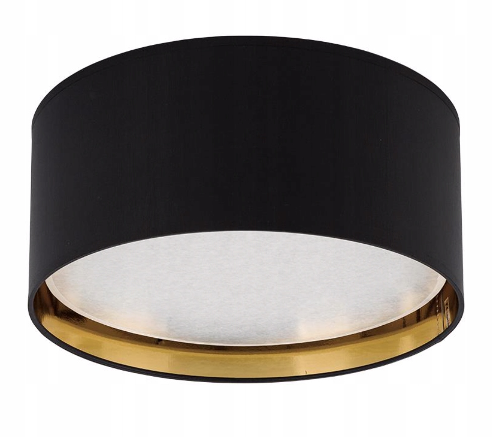 Stropná lampa stropné svietidlo 45 cm čierno-zlatá