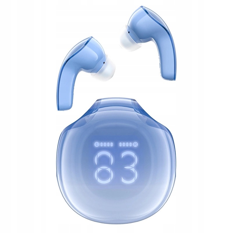 Słuchawki bezprzewodowe Acefast T9 Bluetooth 5.3 douszne niebieskie
