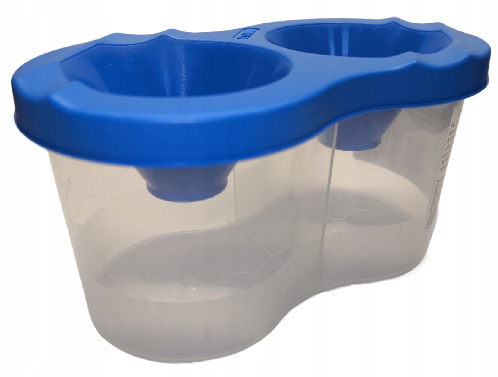 Kubek na wodę pojemnik niekapek podwójny do farbek