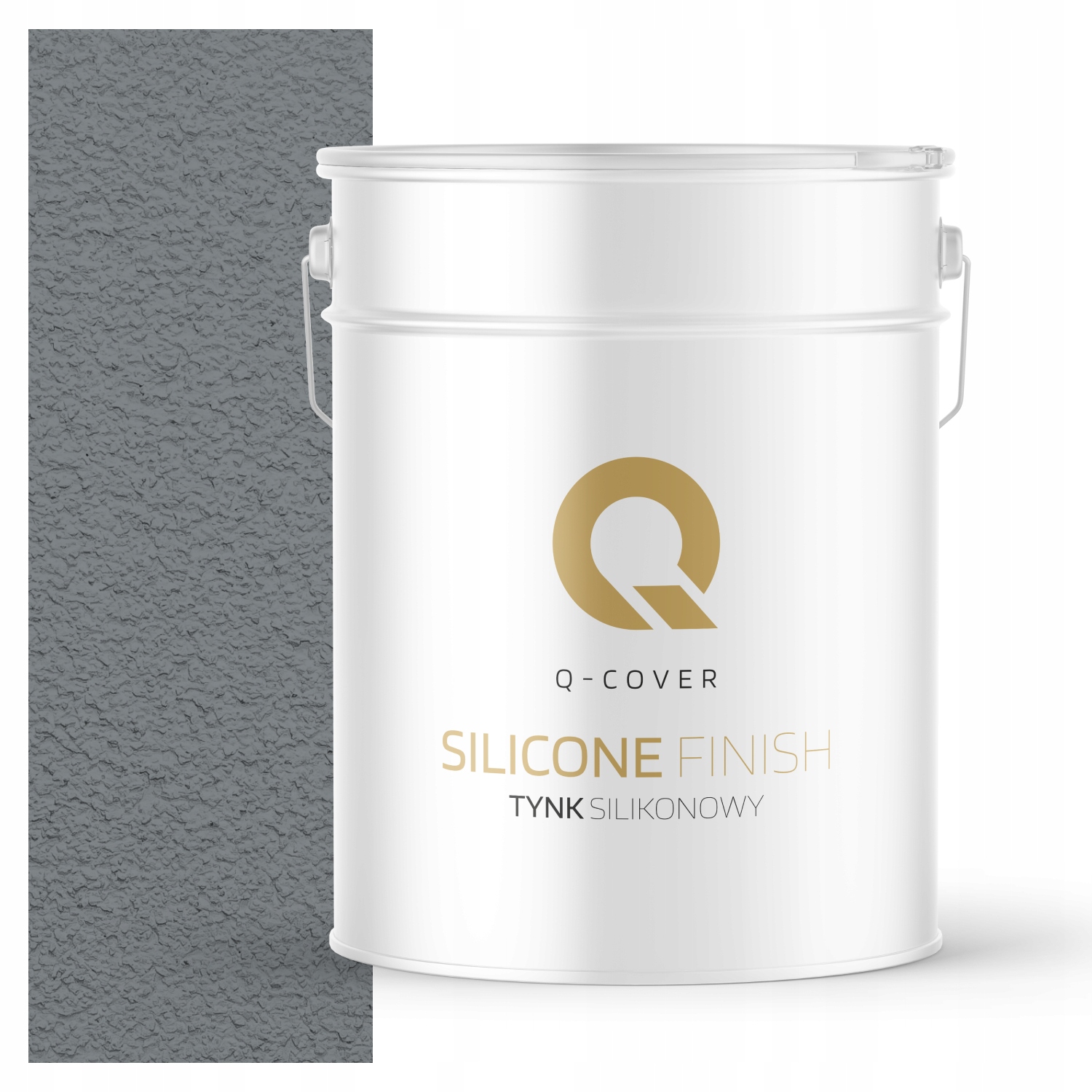 Silikonová Fasádní Omítka Šedomodrá Tmavá 15 Kg Granulace 1.0 mm F255