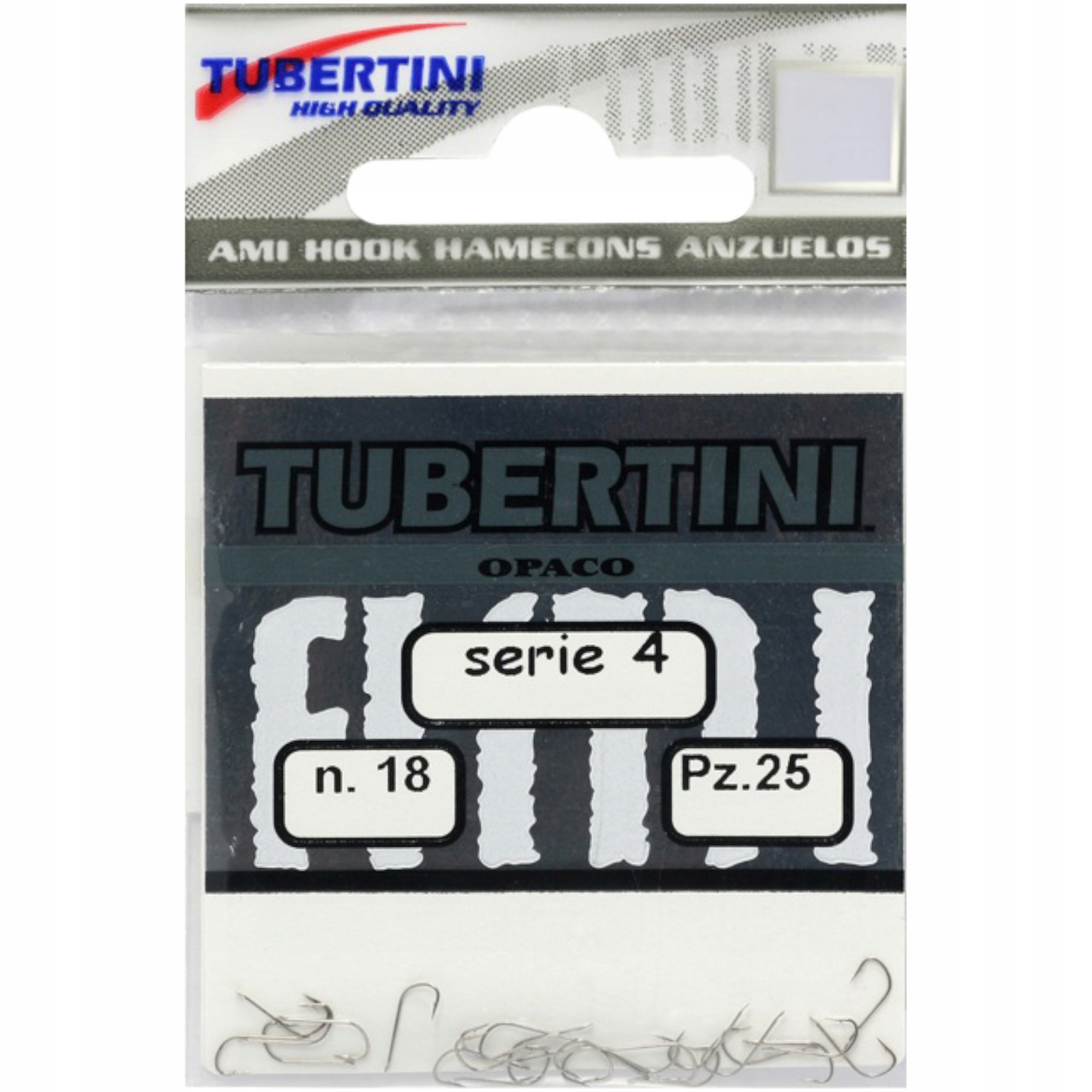 Haczyki Tubertini Serie 4 Bronzato Barbed Rozmiar 15 25szt