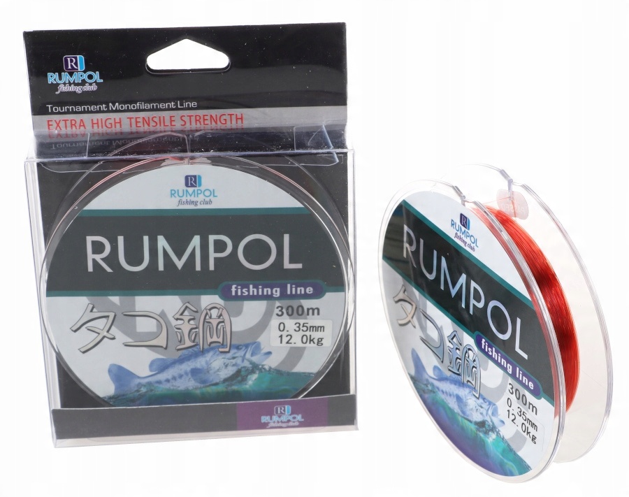 

Żyłka 300m Rumpol Brązowa 0,35mm 12kg ZR300